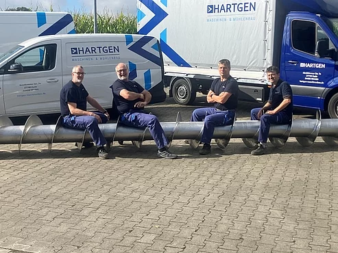 Das Service-Team der Hartgen GmbH